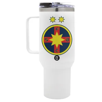 FC Steaua Bucuresti (FCSB), Mega Tumbler με καπάκι, διπλού τοιχώματος (θερμό) 1,2L
