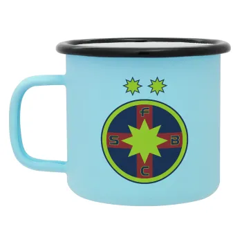 FC Steaua Bucuresti (FCSB), Κούπα Μεταλλική εμαγιέ ΜΑΤ σιέλ 360ml