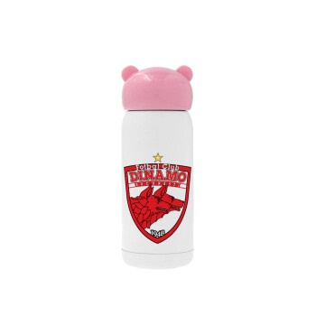 FC Dinamo Bucuresti, Pink stainless steel thermal flask, 320ml