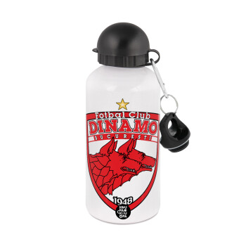 FC Dinamo Bucuresti, Μεταλλικό παγούρι νερού, Λευκό, αλουμινίου 500ml