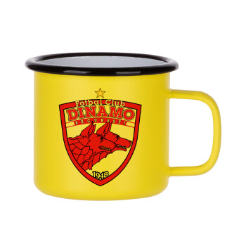 FC Dinamo Bucuresti, Κούπα Μεταλλική εμαγιέ ΜΑΤ Κίτρινη 360ml