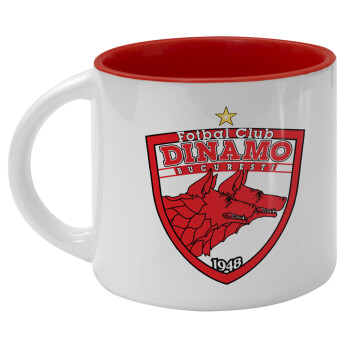 FC Dinamo Bucuresti, Κούπα κεραμική 400ml Λευκή/Κόκκινη