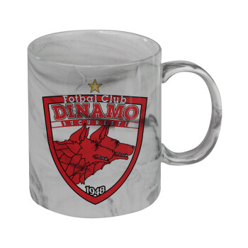 FC Dinamo Bucuresti, Mug ceramic marble style, 330ml