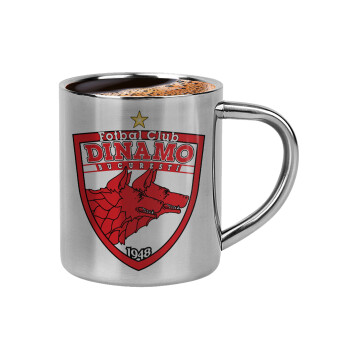 FC Dinamo Bucuresti, Double-wall metal cup for espresso (220ml)
