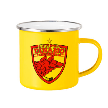 FC Dinamo Bucuresti, Yellow Enamel Metallic Cup 360ml