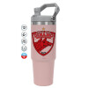 Pink color, 890ml (30oz) stainless Steel Tumbler with Handle