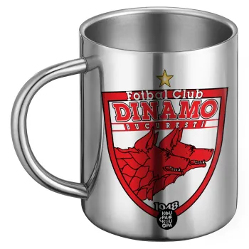 FC Dinamo Bucuresti, Ανοξείδωτη Μεταλλική Κούπα 450ml - Διπλού Τοιχώματος