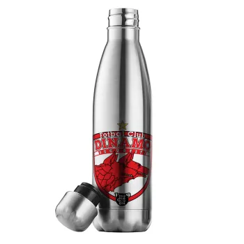 FC Dinamo Bucuresti, Μεταλλικό παγούρι θερμός Inox (Stainless steel), διπλού τοιχώματος, 500ml