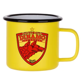 FC Dinamo Bucuresti, Κούπα Μεταλλική εμαγιέ ΜΑΤ Κίτρινη 360ml
