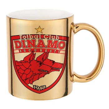FC Dinamo Bucuresti, Κούπα κεραμική, χρυσή καθρέπτης, 330ml
