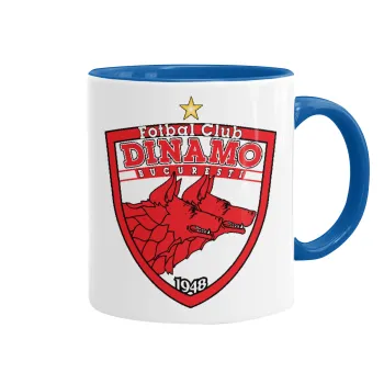 FC Dinamo Bucuresti, Mug colored blue, ceramic, 330ml