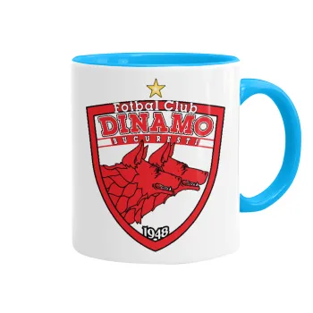 FC Dinamo Bucuresti, Κούπα χρωματιστή γαλάζια, κεραμική, 330ml