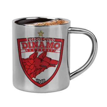 FC Dinamo Bucuresti, Double-wall metal cup for espresso (220ml)