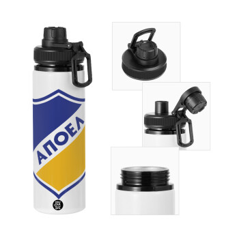 FC ΑΠΟΕΛ Λευκωσίας, Metal water bottle with safety cap, aluminum 850ml