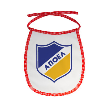 FC ΑΠΟΕΛ Λευκωσίας, Σαλιάρα μωρού αλέκιαστη με κορδόνι Κόκκινη