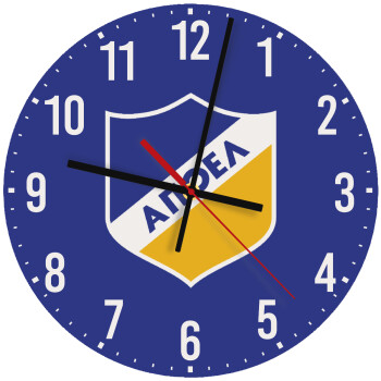 FC ΑΠΟΕΛ Λευκωσίας, Ρολόι τοίχου ξύλινο (30cm)