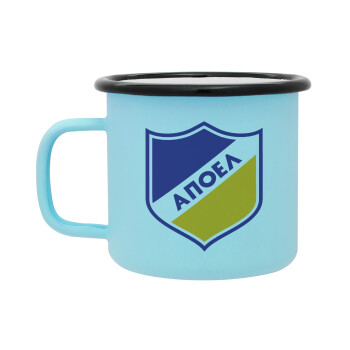 FC ΑΠΟΕΛ Λευκωσίας, Κούπα Μεταλλική εμαγιέ ΜΑΤ σιέλ 360ml