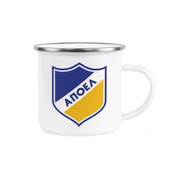 FC ΑΠΟΕΛ Λευκωσίας, Κούπα Μεταλλική εμαγιέ λευκη 360ml