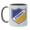 Mug colored grey, ceramic, 330ml