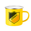 Yellow Enamel Metallic Cup 360ml