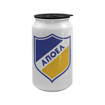 FC ΑΠΟΕΛ Λευκωσίας, Κούπα ταξιδιού μεταλλική με καπάκι (tin-can) 500ml
