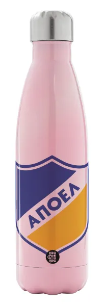 FC ΑΠΟΕΛ Λευκωσίας — Metal mug thermos Pink Iridiscent (Stainless steel), double wall, 500ml