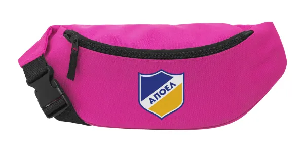 FC ΑΠΟΕΛ Λευκωσίας — Unisex waist bag (banana) in PINK color with 2 pockets