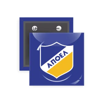 FC ΑΠΟΕΛ Λευκωσίας, Κονκάρδα παραμάνα τετράγωνη 5x5cm