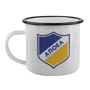 FC ΑΠΟΕΛ Λευκωσίας, Κούπα εμαγιέ με μαύρο χείλος 360ml