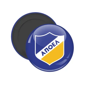 FC ΑΠΟΕΛ Λευκωσίας, Μαγνητάκι ψυγείου στρογγυλό διάστασης 5cm