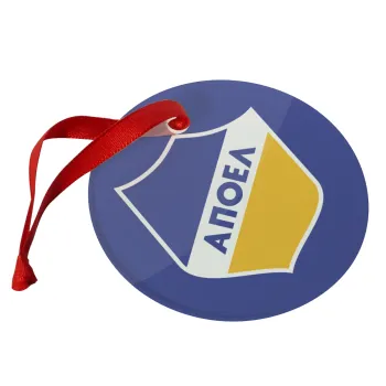 FC ΑΠΟΕΛ Λευκωσίας, Στολίδι Χριστουγεννιάτικο στολίδι γυάλινο 9cm