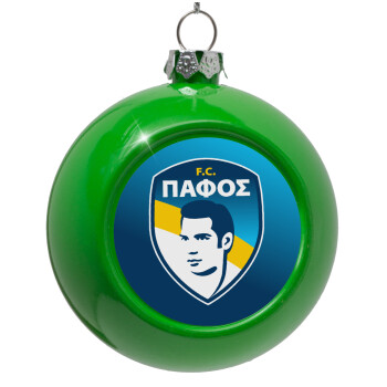 Πάφος FC, Στολίδι Χριστουγεννιάτικη μπάλα δένδρου Πράσινο 8cm