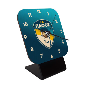Πάφος FC, Επιτραπέζιο ρολόι σε φυσικό ξύλο (10cm)