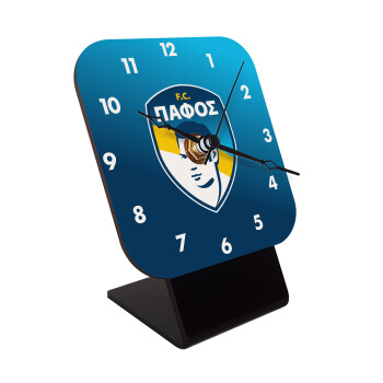 Πάφος FC, Επιτραπέζιο ρολόι ξύλινο με δείκτες (10cm)