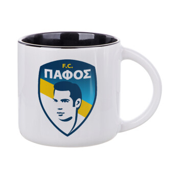 Πάφος FC, Κούπα κεραμική 400ml Λευκή/Μαύρη