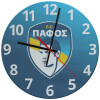 Ρολόι τοίχου γυάλινο (30cm)