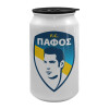Κούπα ταξιδιού μεταλλική με καπάκι (tin-can) 500ml