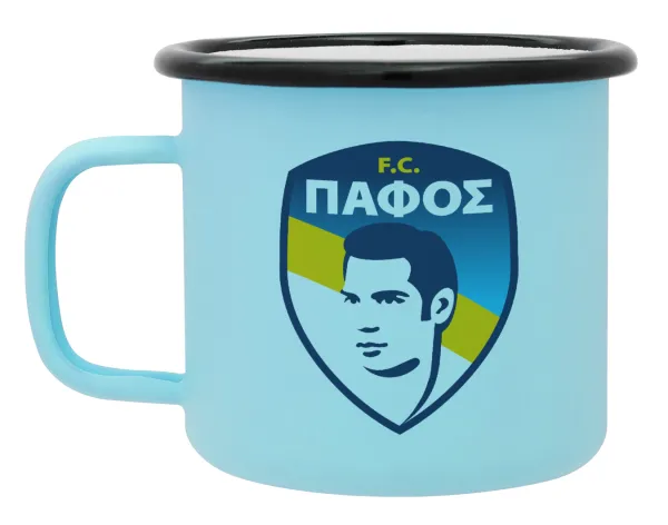 Πάφος FC — Κούπα Μεταλλική εμαγιέ ΜΑΤ σιέλ 360ml