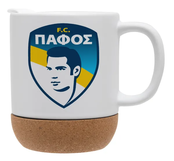 Πάφος FC — Κούπα, κεραμική με βάση φελού και καπάκι (ΜΑΤ), 330ml