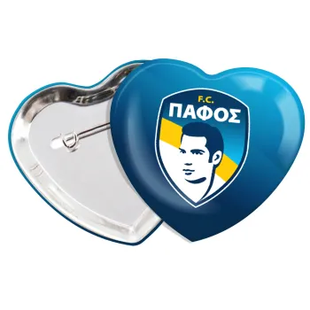 Πάφος FC, Κονκάρδα παραμάνα καρδιά (57x52mm)