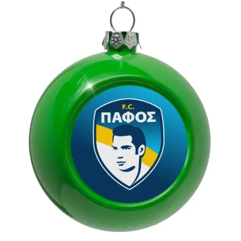 Πάφος FC, Στολίδι Χριστουγεννιάτικη μπάλα δένδρου Πράσινο 8cm
