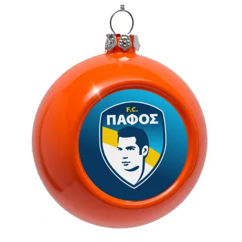 Πάφος FC, Στολίδι Χριστουγεννιάτικη μπάλα δένδρου Πορτοκαλί 8cm