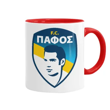 Πάφος FC, Κούπα χρωματιστή κόκκινη, κεραμική, 330ml