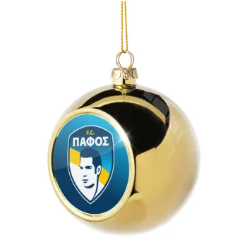 Πάφος FC, Golden Christmas tree ball ornament 8cm