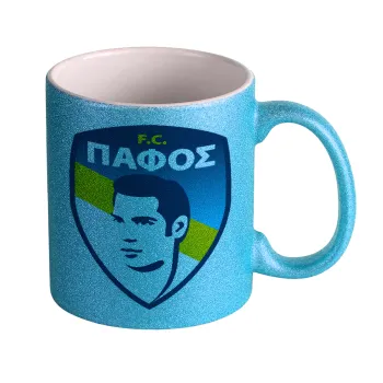 Πάφος FC, Κούπα Σιέλ Glitter που γυαλίζει, κεραμική, 330ml