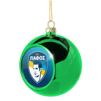 Πάφος FC, Green Christmas tree ornament ball 8cm