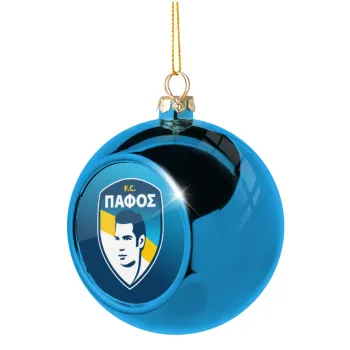 Πάφος FC, Blue Christmas tree ball ornament 8cm
