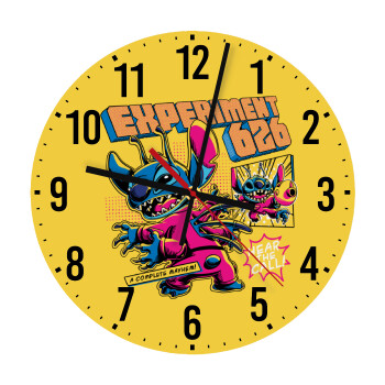 Stitch Experiment 626, Ρολόι τοίχου ξύλινο (30cm)