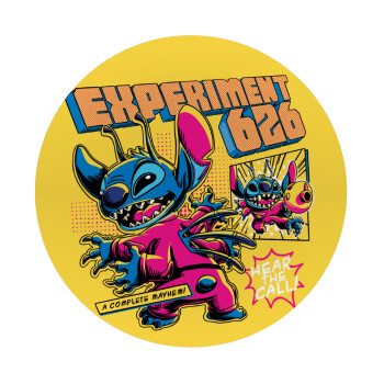 Stitch Experiment 626, Mousepad Round 20cm