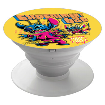 Stitch Experiment 626, Phone Holders Stand  White Hand-held Mobile Phone Holder